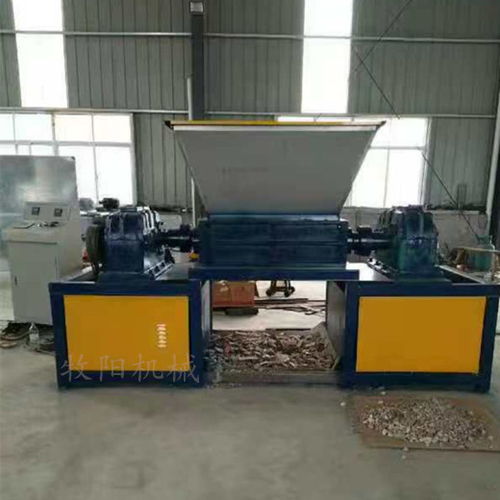 【大型雙軸金屬撕碎機(jī)800型廢舊沙發(fā)塑料玩具撕碎機(jī)支持定做】- 